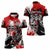 Canada Hockey Skull Life and Death Women Polo Shirt