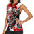 Canada Hockey Skull Life and Death Women Sleeveless Polo Shirt