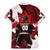 Personalized Canada Hockey Warrior Family Matching Mermaid Dress and Hawaiian Shirt Bold Maple Leaf Sports Art