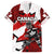 Personalized Canada Hockey Warrior Hawaiian Shirt Bold Maple Leaf Sports Art