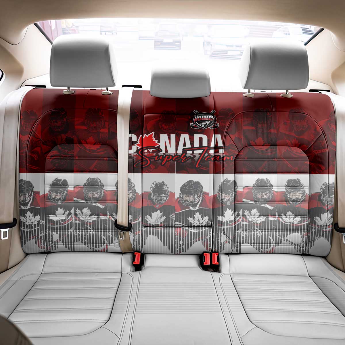Canada Super Team Back Car Seat Cover Dynamic Ice Hockey Legacy