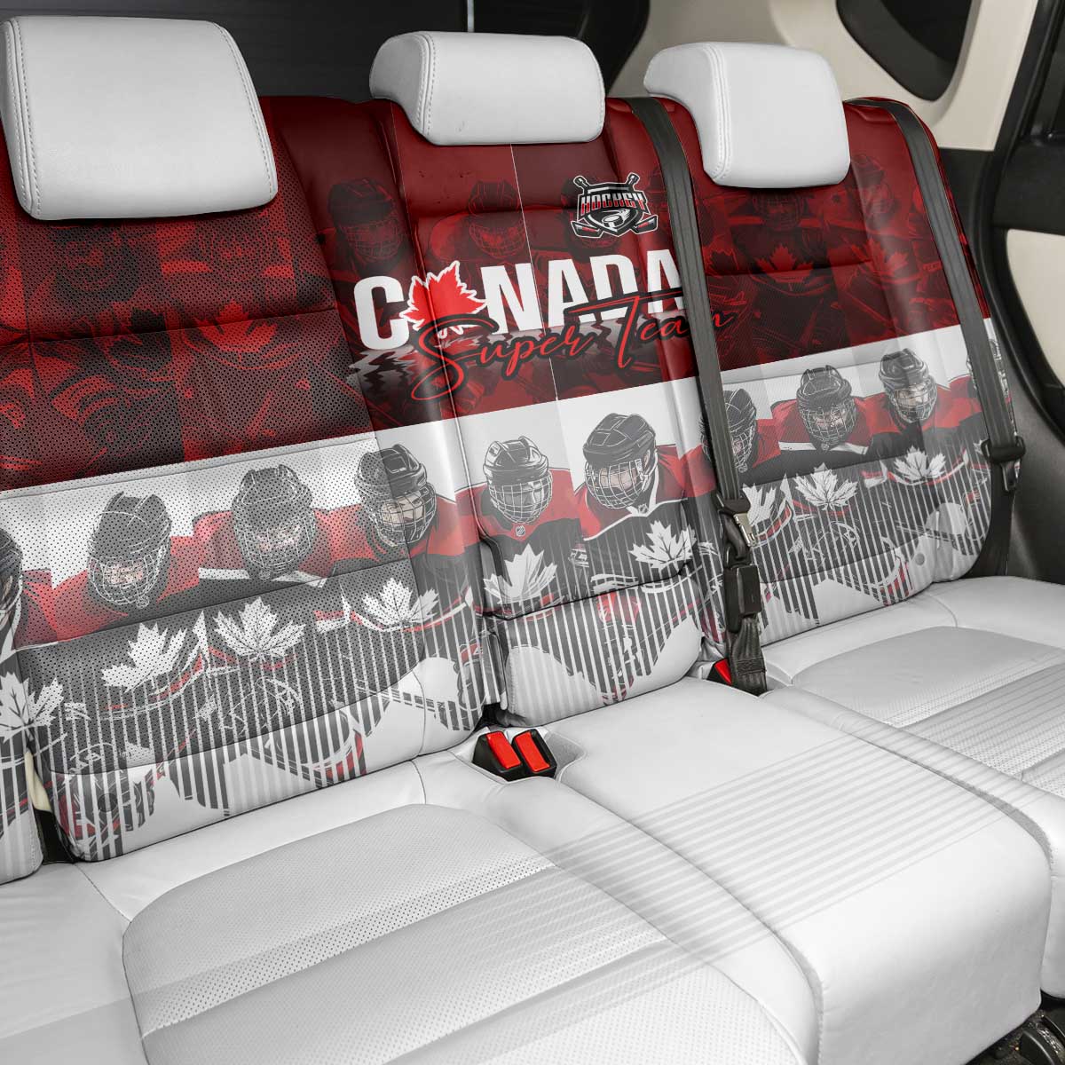 Canada Super Team Back Car Seat Cover Dynamic Ice Hockey Legacy