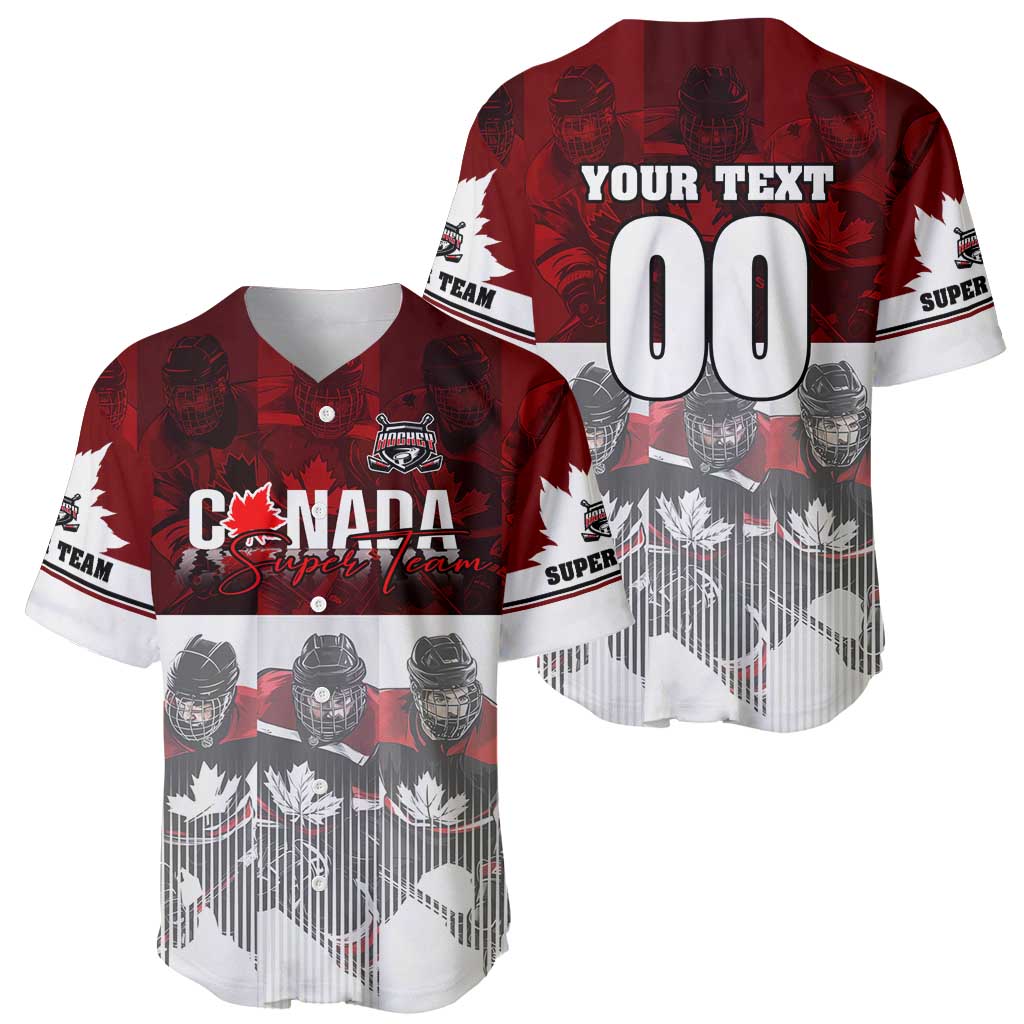 Canada Super Team Baseball Jersey Dynamic Ice Hockey Legacy