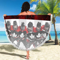 Canada Super Team Beach Blanket Dynamic Ice Hockey Legacy