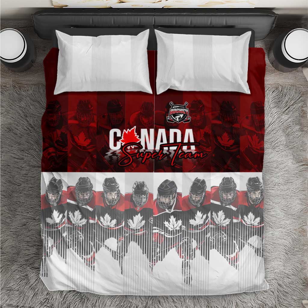 Canada Super Team Bedding Set Dynamic Ice Hockey Legacy