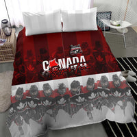 Canada Super Team Bedding Set Dynamic Ice Hockey Legacy