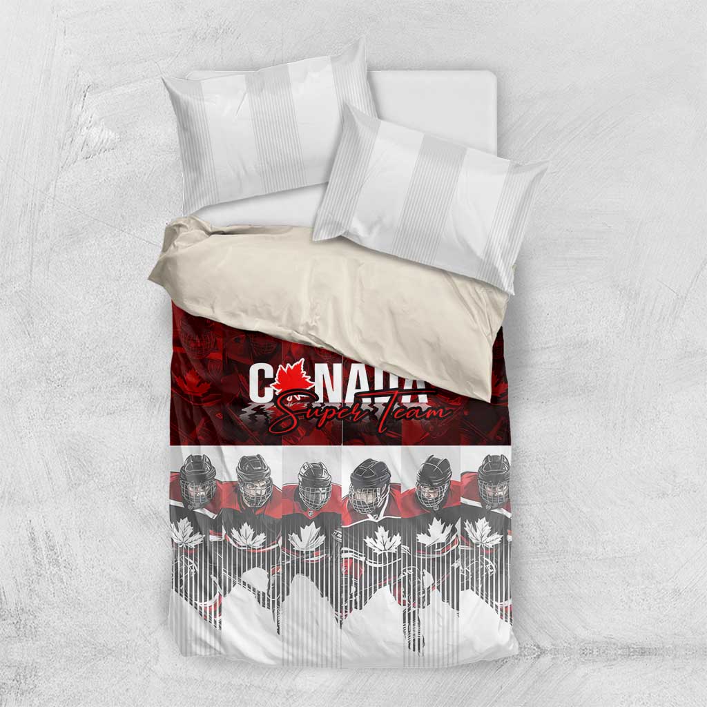 Canada Super Team Bedding Set Dynamic Ice Hockey Legacy