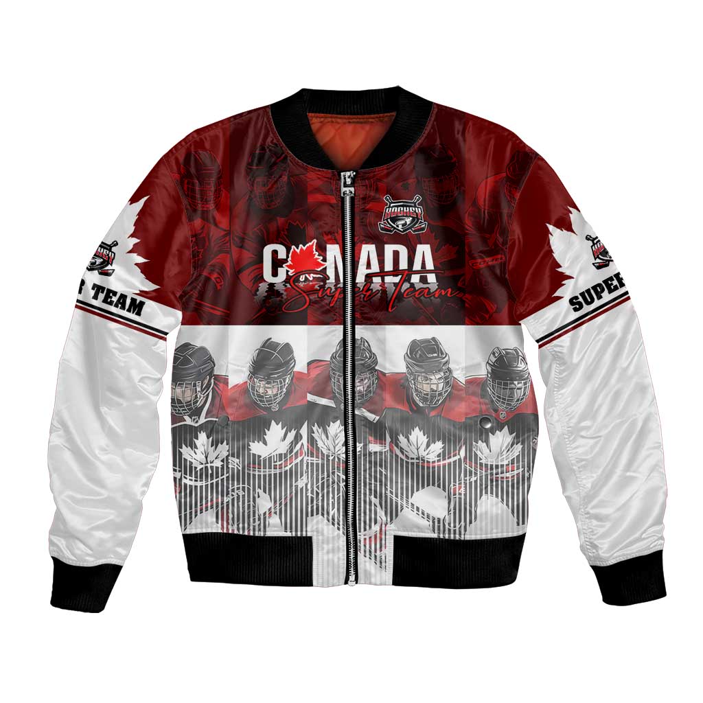 Canada Super Team Bomber Jacket Dynamic Ice Hockey Legacy