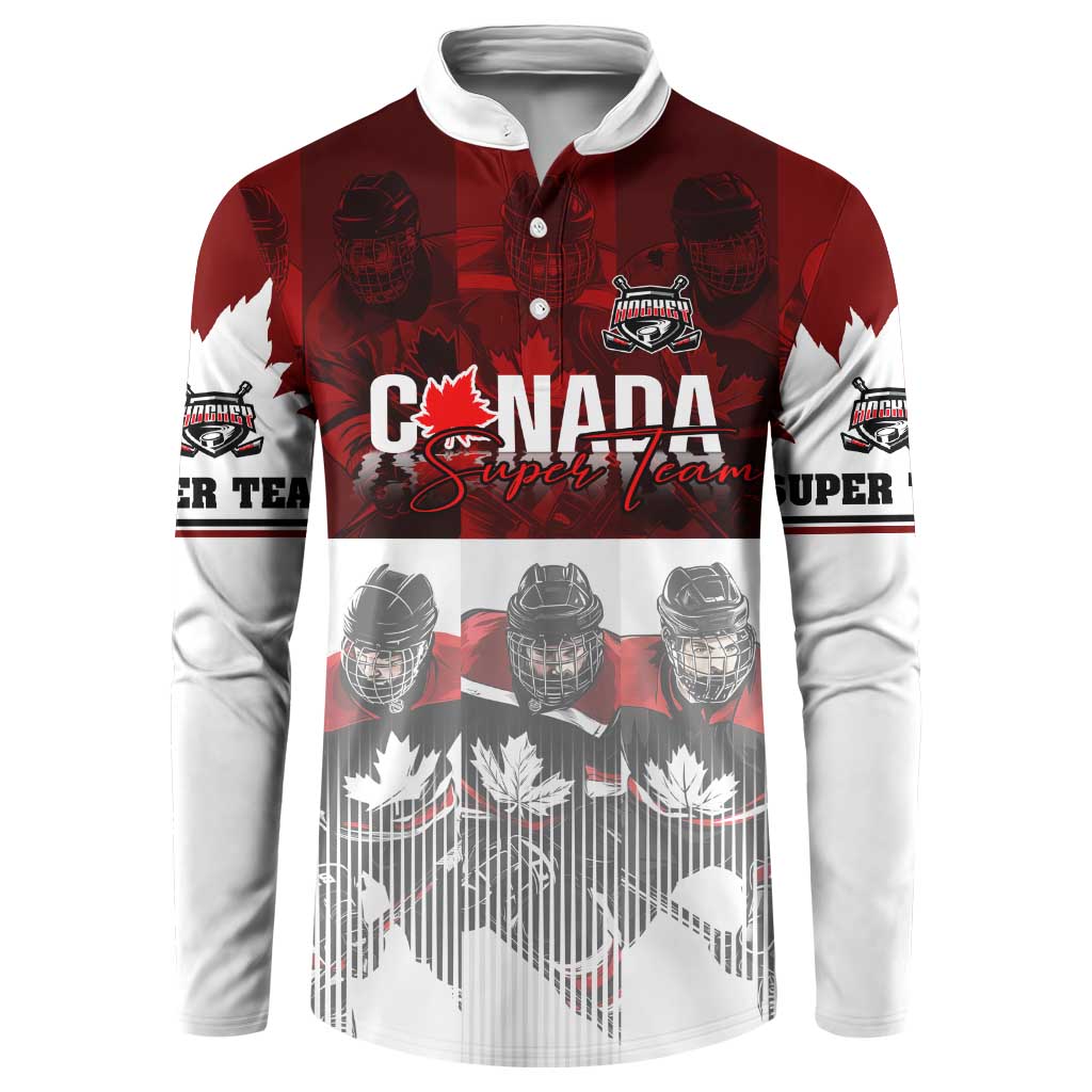 Canada Super Team Button Sweatshirt Dynamic Ice Hockey Legacy