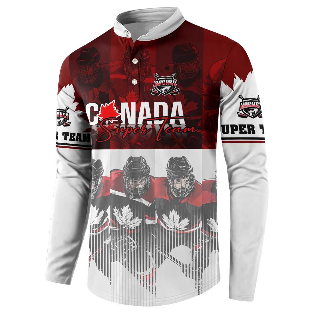 Canada Super Team Button Sweatshirt Dynamic Ice Hockey Legacy