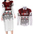 Canada Super Team Couples Matching Long Sleeve Bodycon Dress and Long Sleeve Button Shirt Dynamic Ice Hockey Legacy