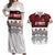 Canada Super Team Couples Matching Off Shoulder Maxi Dress and Hawaiian Shirt Dynamic Ice Hockey Legacy