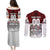 Canada Super Team Couples Matching Puletasi and Long Sleeve Button Shirt Dynamic Ice Hockey Legacy