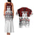 Canada Super Team Couples Matching Tank Maxi Dress and Hawaiian Shirt Dynamic Ice Hockey Legacy