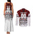 Canada Super Team Couples Matching Tank Maxi Dress and Long Sleeve Button Shirt Dynamic Ice Hockey Legacy