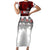 Canada Super Team Family Matching Short Sleeve Bodycon Dress and Hawaiian Shirt Dynamic Ice Hockey Legacy