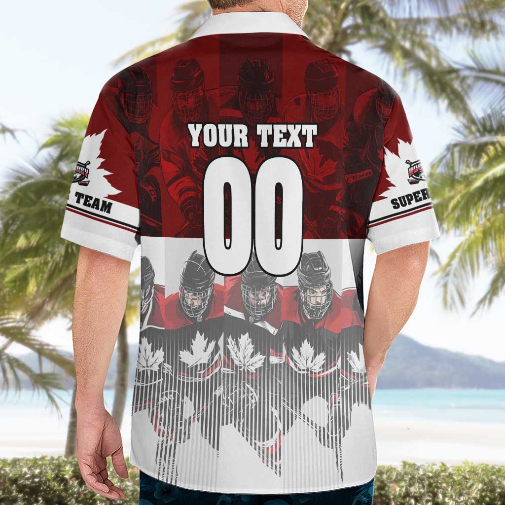 Canada Super Team Hawaiian Shirt Dynamic Ice Hockey Legacy