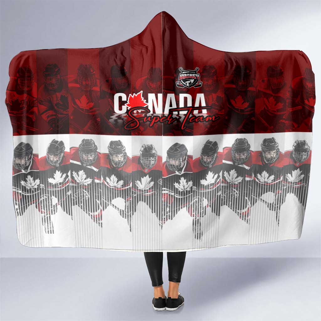 Canada Super Team Hooded Blanket Dynamic Ice Hockey Legacy