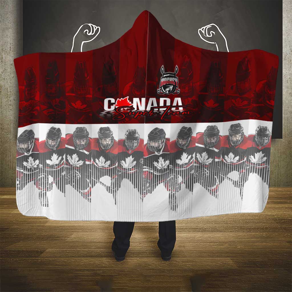 Canada Super Team Hooded Blanket Dynamic Ice Hockey Legacy
