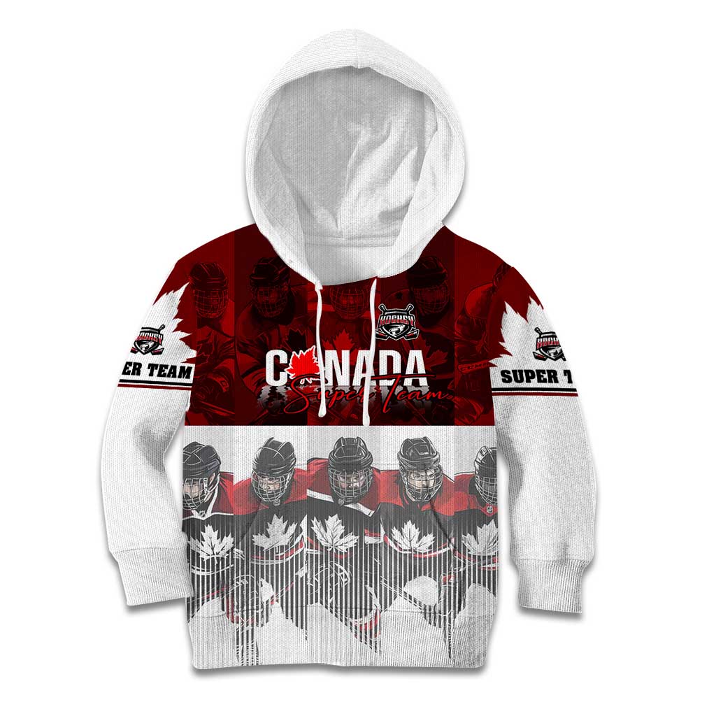 Canada Super Team Kid Hoodie Dynamic Ice Hockey Legacy