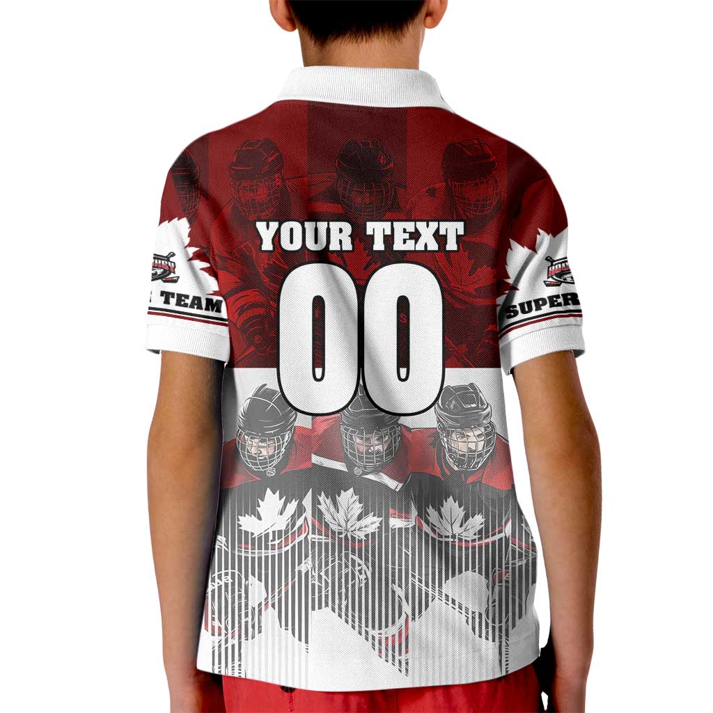 Canada Super Team Kid Polo Shirt Dynamic Ice Hockey Legacy