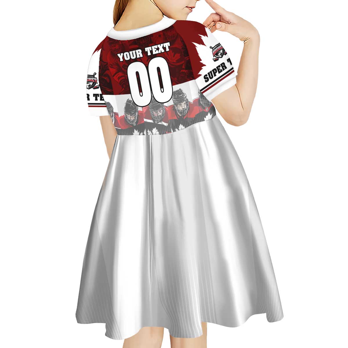 Canada Super Team Kid Short Sleeve Dress Dynamic Ice Hockey Legacy