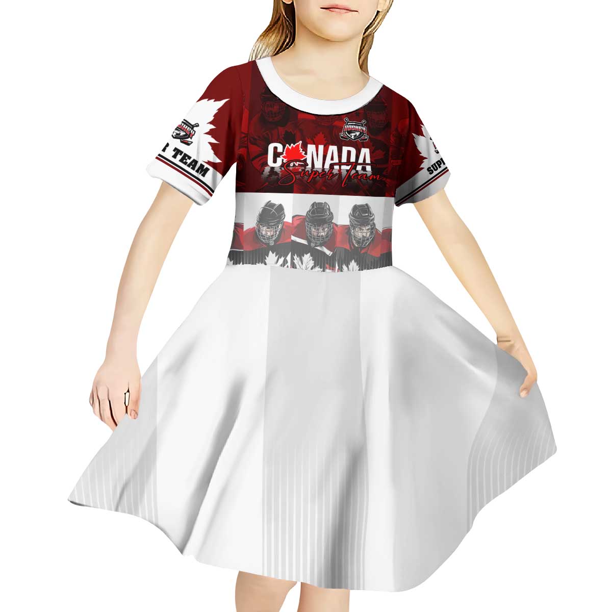 Canada Super Team Kid Short Sleeve Dress Dynamic Ice Hockey Legacy