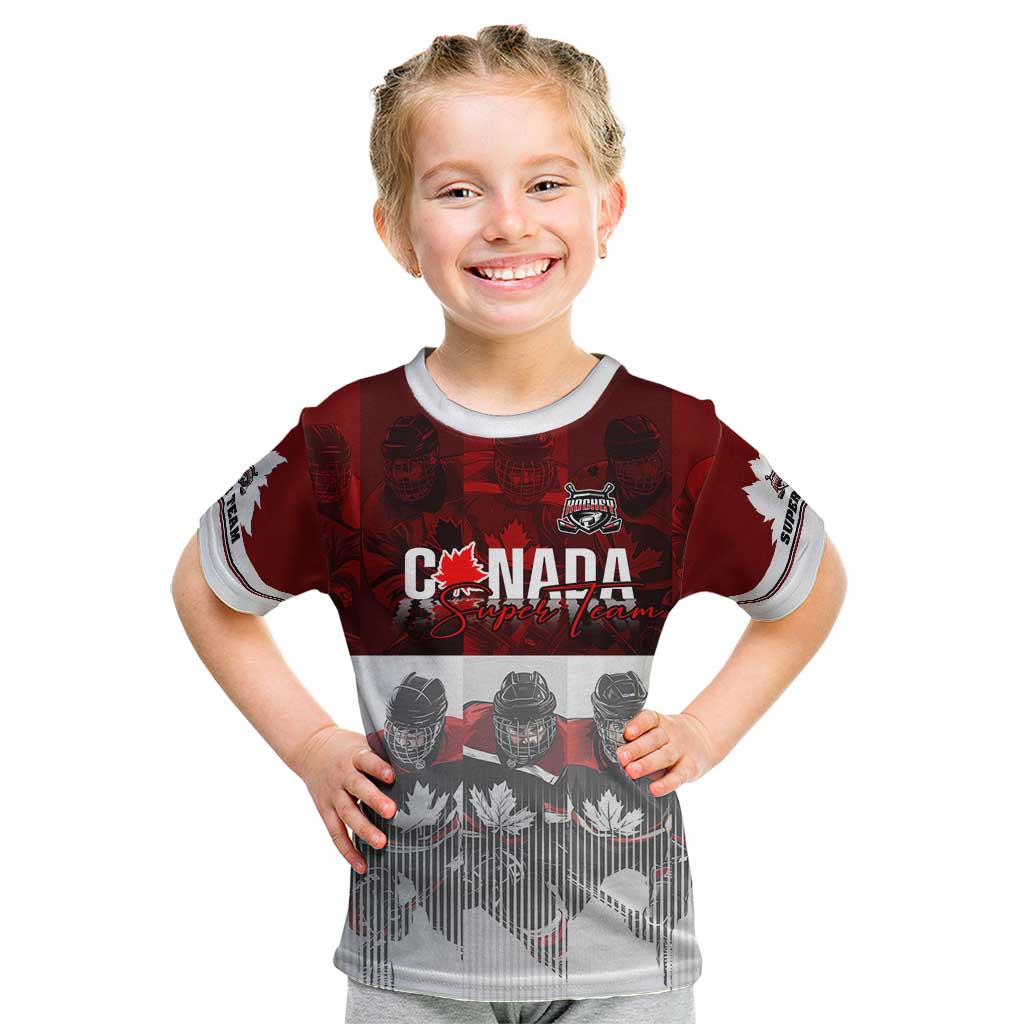 Canada Super Team Kid T Shirt Dynamic Ice Hockey Legacy