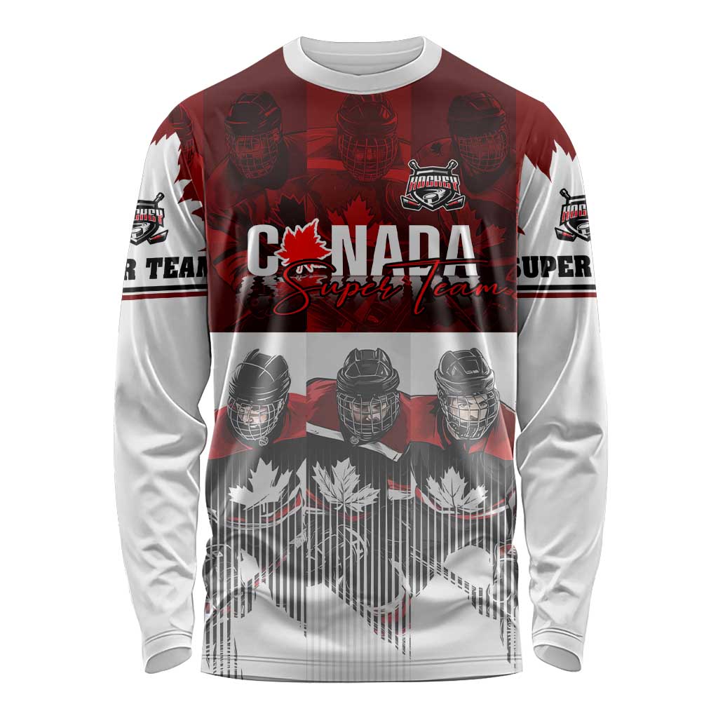 Canada Super Team Long Sleeve Shirt Dynamic Ice Hockey Legacy