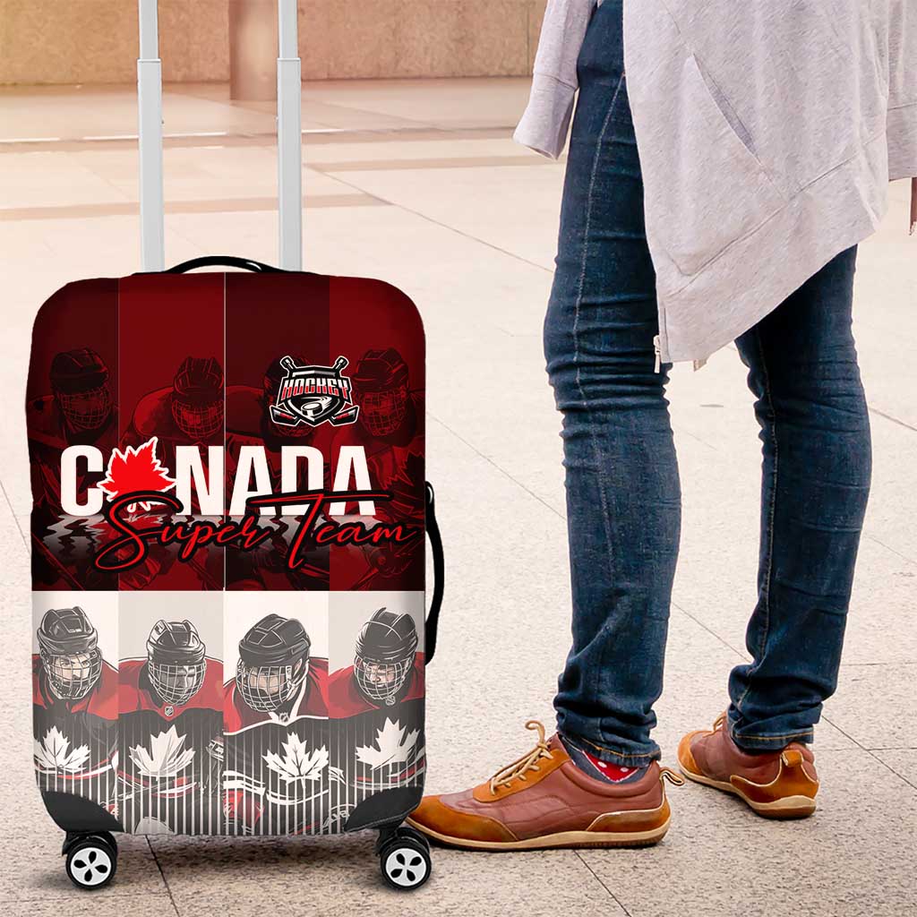 Canada Super Team Luggage Cover Dynamic Ice Hockey Legacy