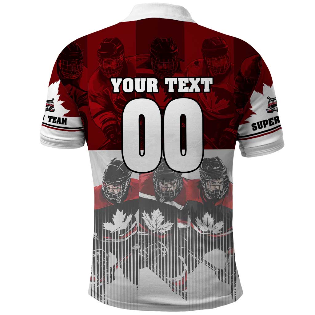 Canada Super Team Polo Shirt Dynamic Ice Hockey Legacy