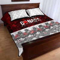 Canada Super Team Quilt Bed Set Dynamic Ice Hockey Legacy