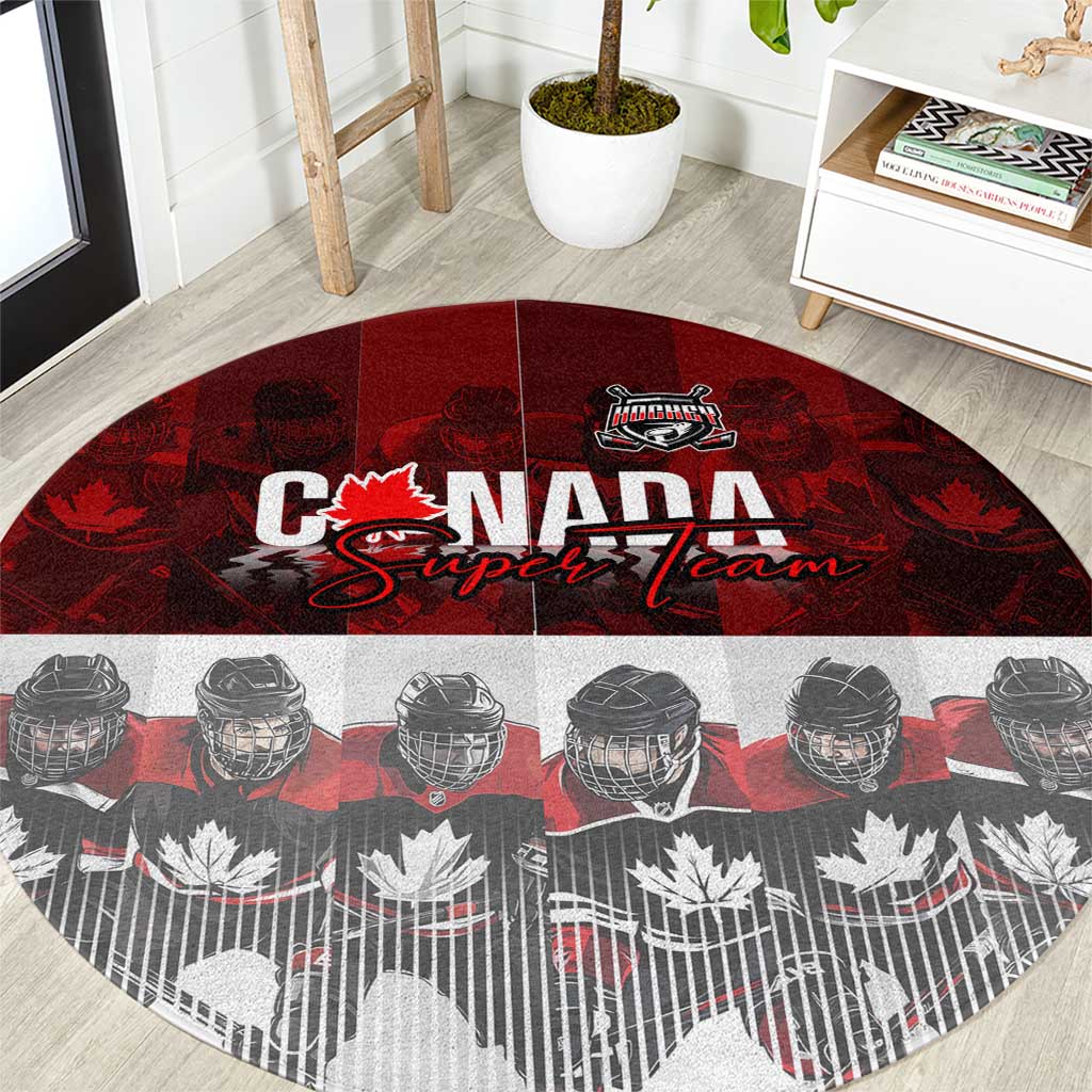 Canada Super Team Round Carpet Dynamic Ice Hockey Legacy