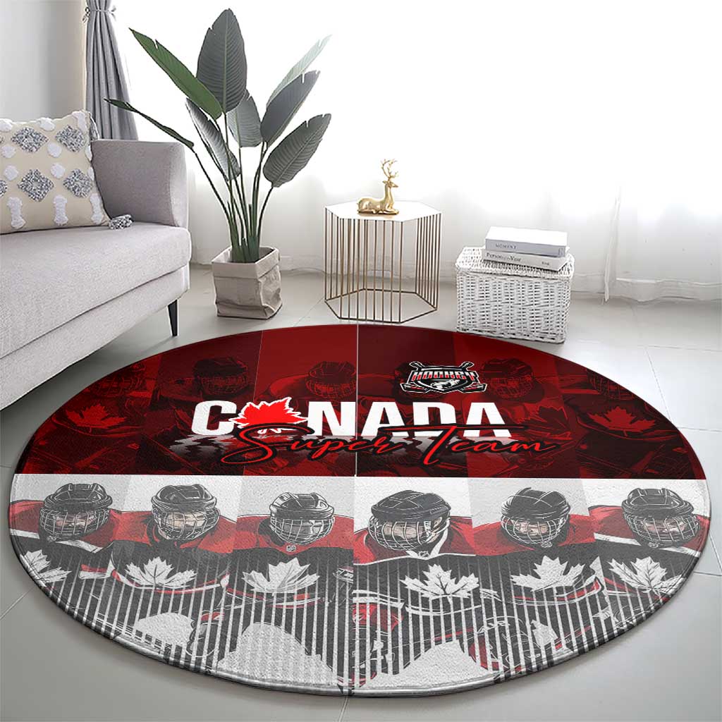 Canada Super Team Round Carpet Dynamic Ice Hockey Legacy
