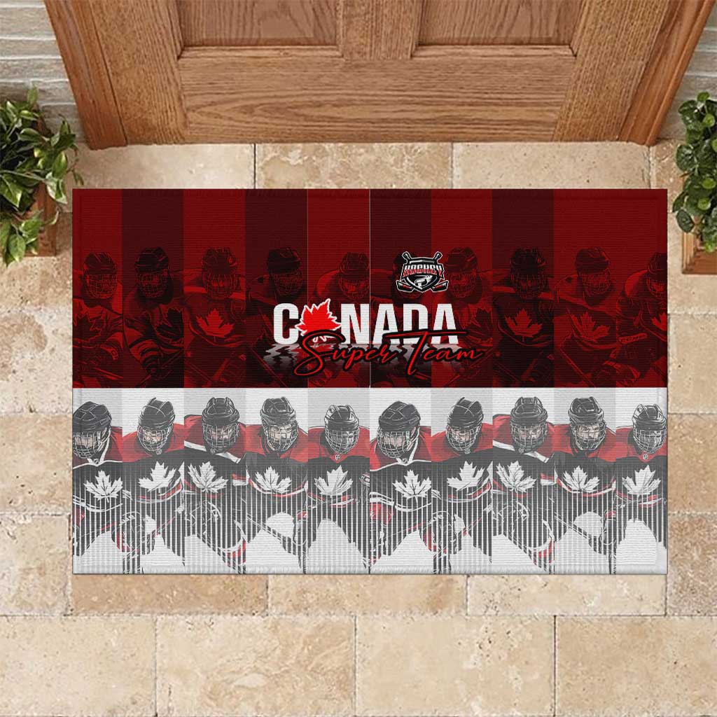 Canada Super Team Rubber Doormat Dynamic Ice Hockey Legacy