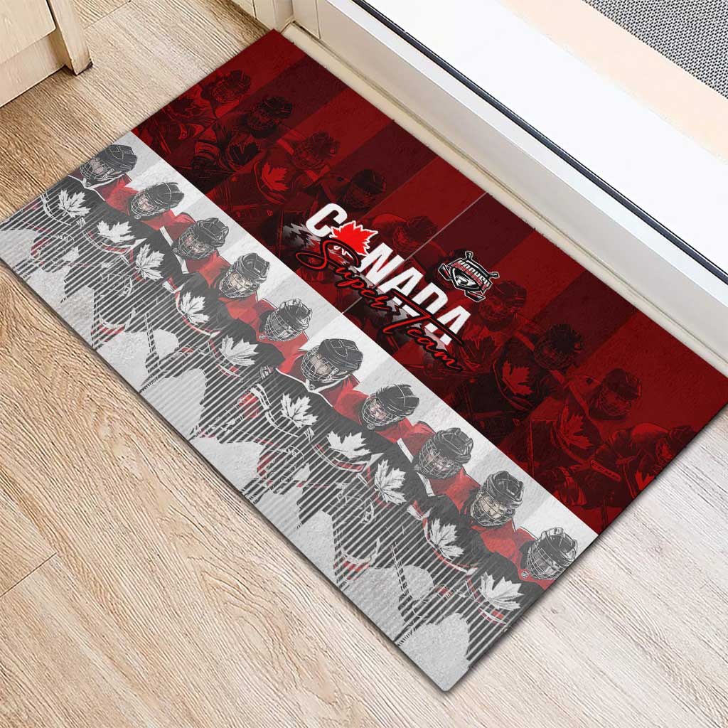 Canada Super Team Rubber Doormat Dynamic Ice Hockey Legacy