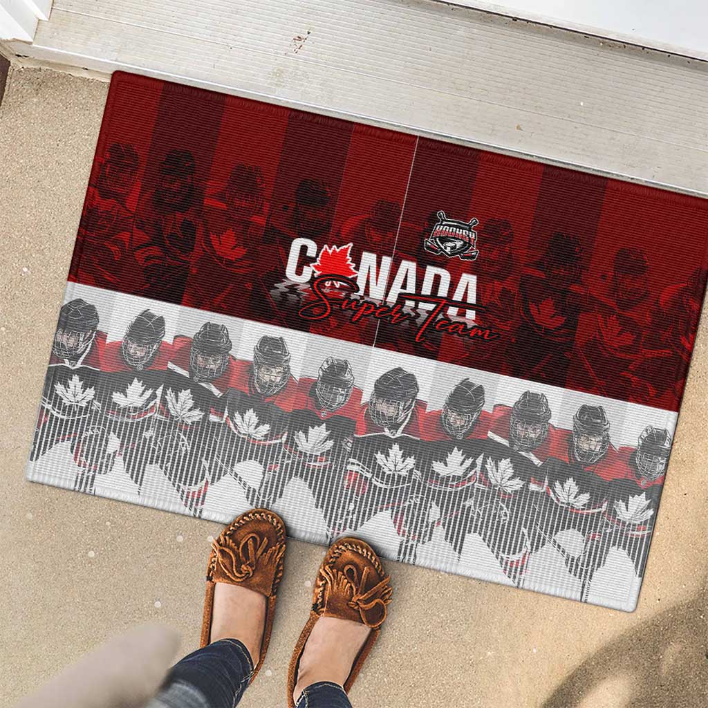 Canada Super Team Rubber Doormat Dynamic Ice Hockey Legacy