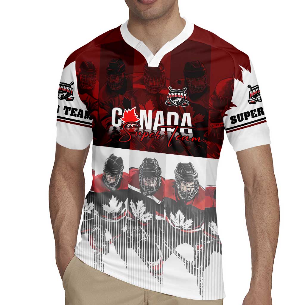 Canada Super Team Rugby Jersey Dynamic Ice Hockey Legacy