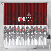 Canada Super Team Shower Curtain Dynamic Ice Hockey Legacy