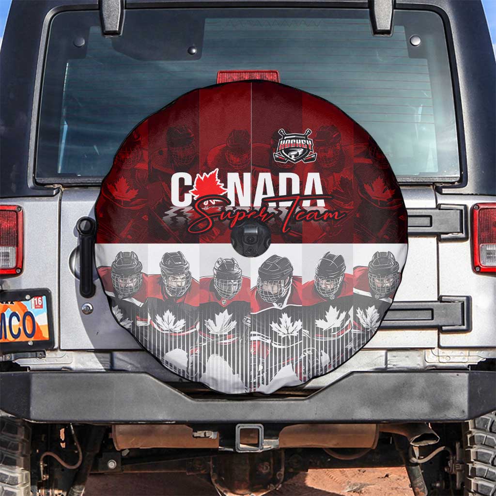 Canada Super Team Spare Tire Cover Dynamic Ice Hockey Legacy