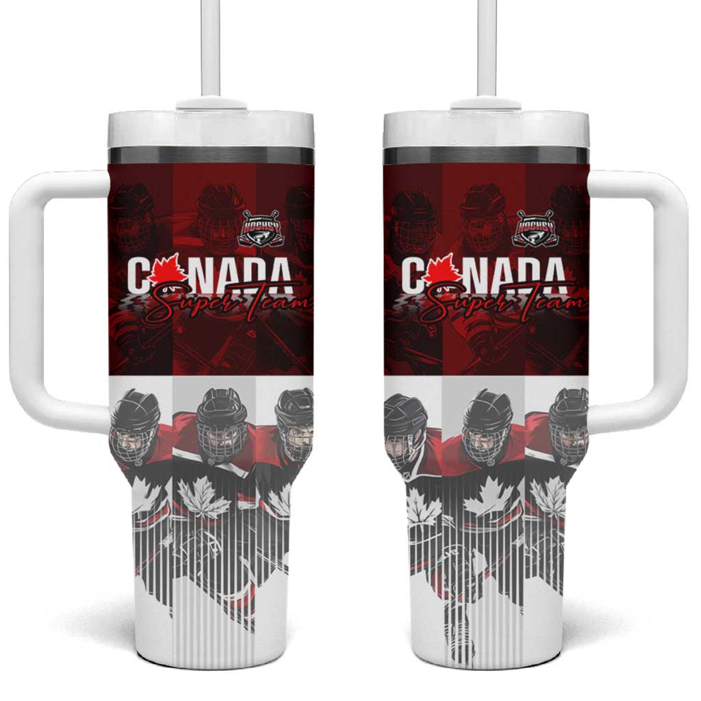 Canada Super Team Tumbler With Handle Dynamic Ice Hockey Legacy