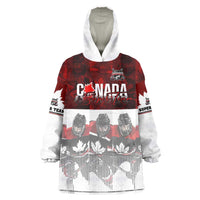 Canada Super Team Wearable Blanket Hoodie Dynamic Ice Hockey Legacy