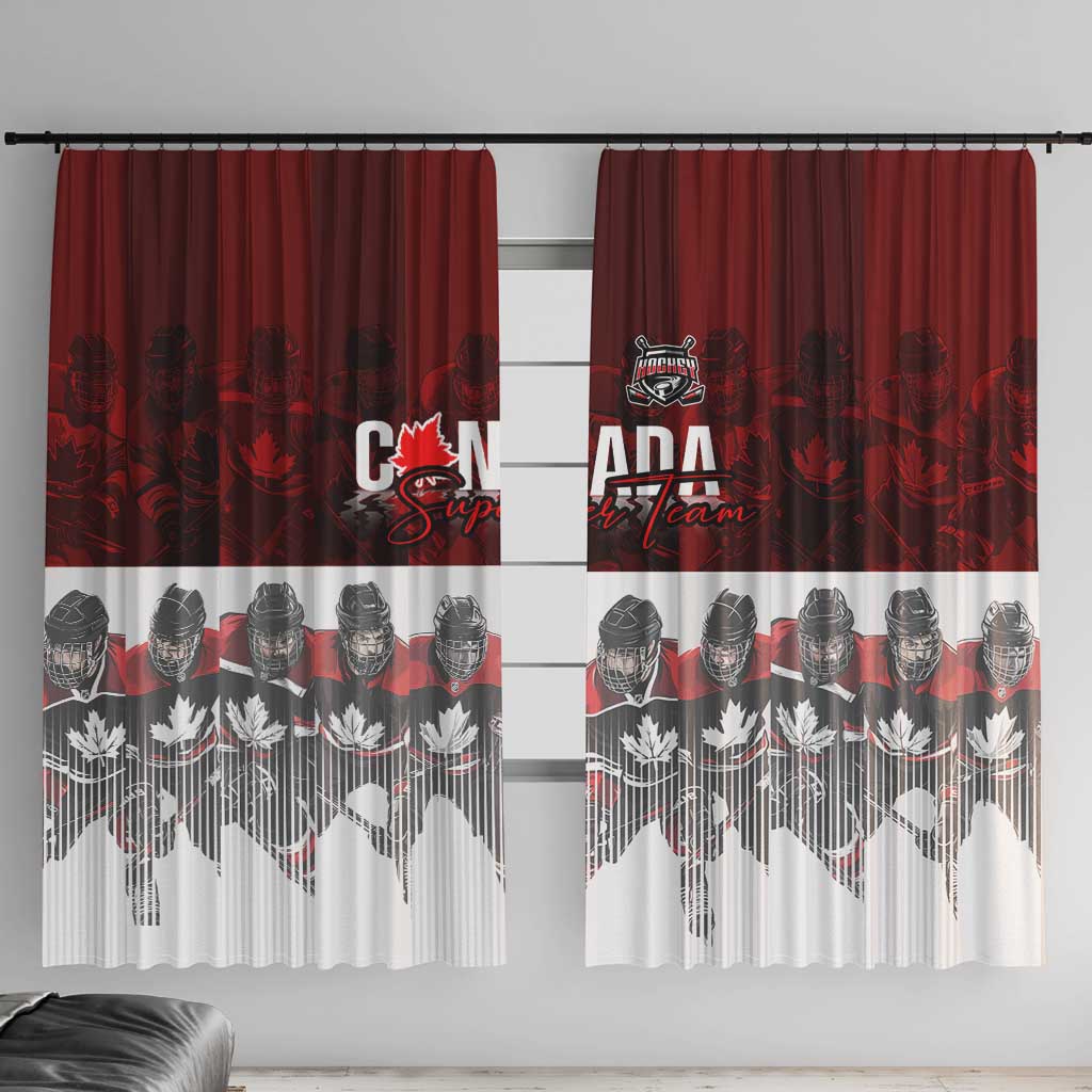 Canada Super Team Window Curtain Dynamic Ice Hockey Legacy