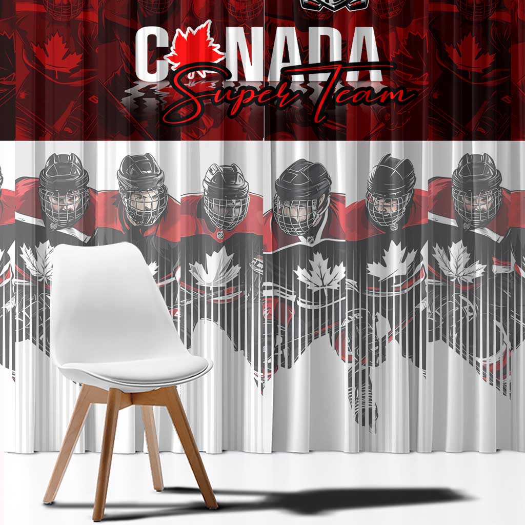 Canada Super Team Window Curtain Dynamic Ice Hockey Legacy