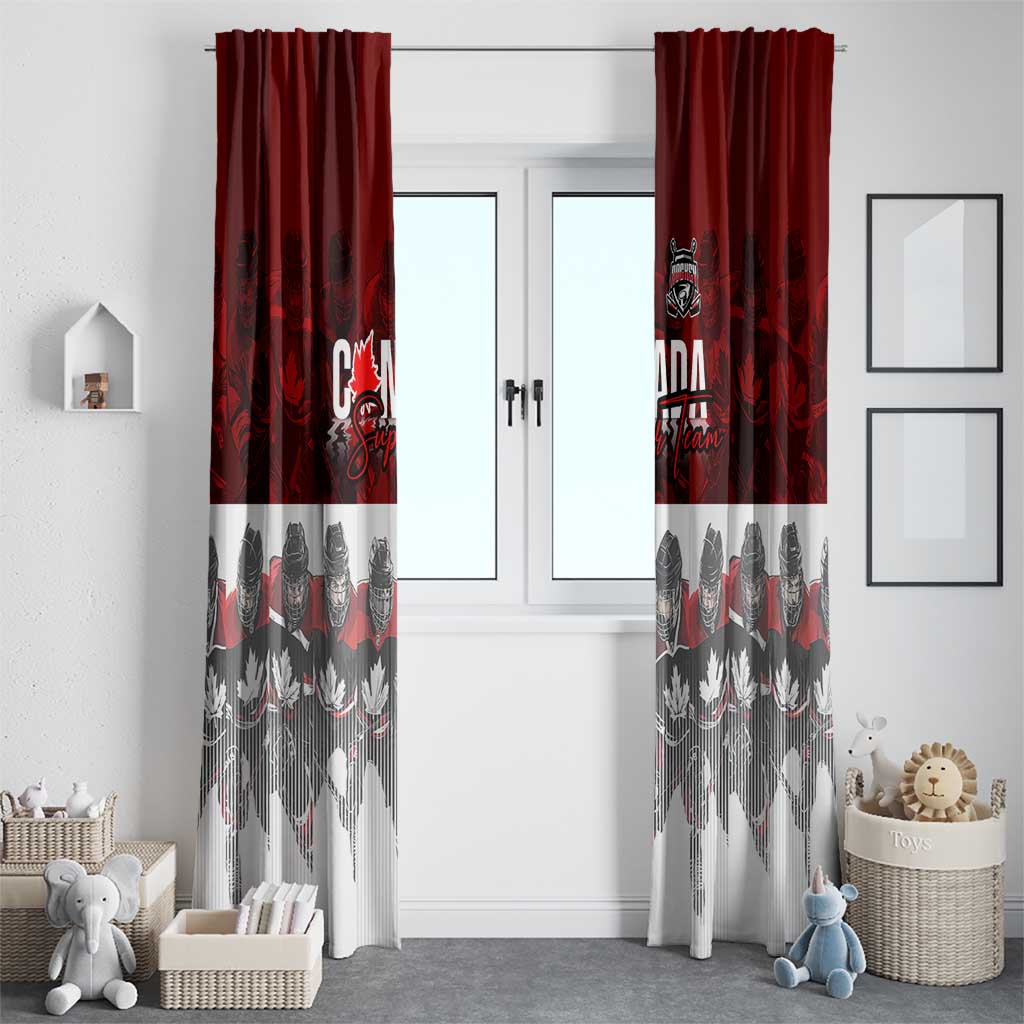 Canada Super Team Window Curtain Dynamic Ice Hockey Legacy