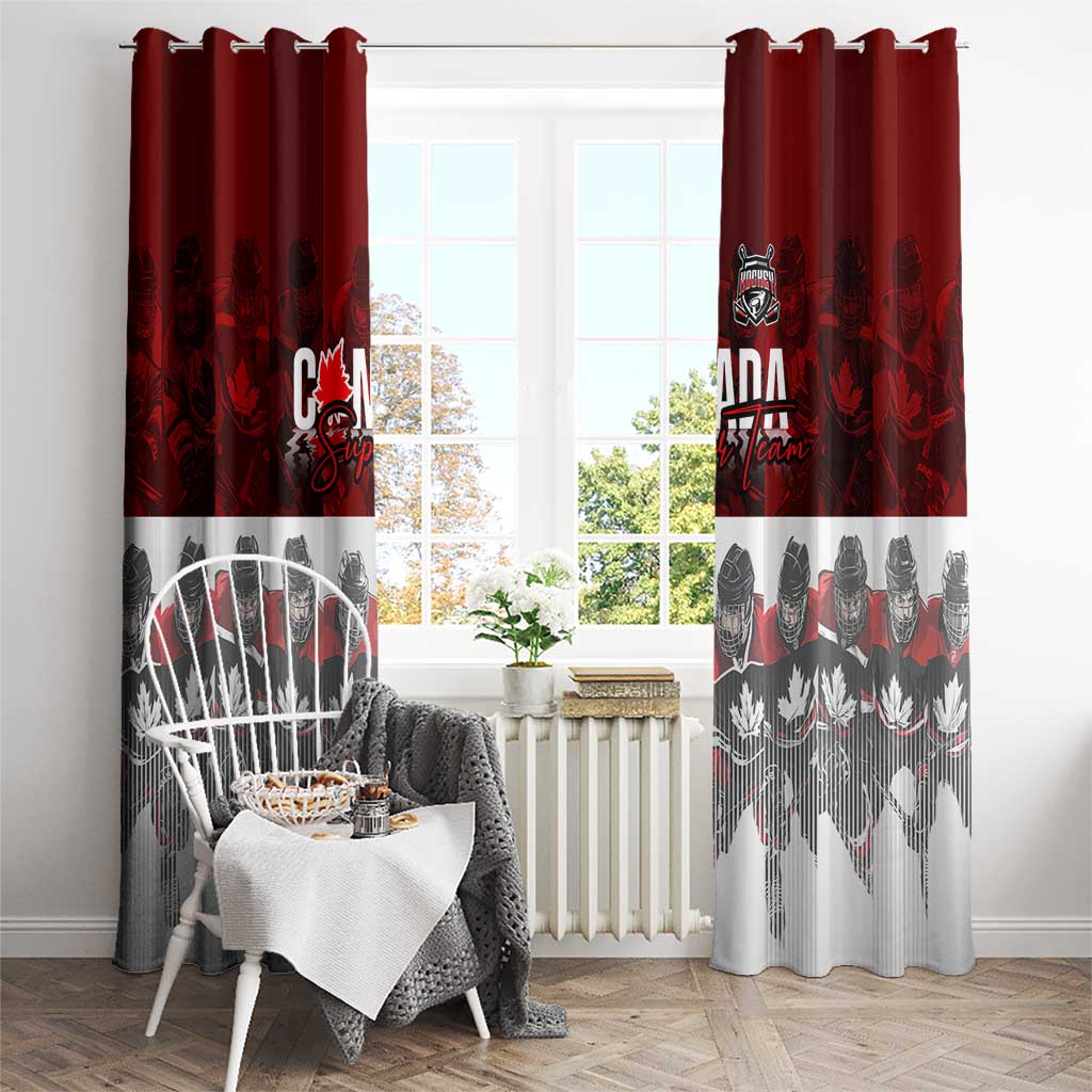 Canada Super Team Window Curtain Dynamic Ice Hockey Legacy