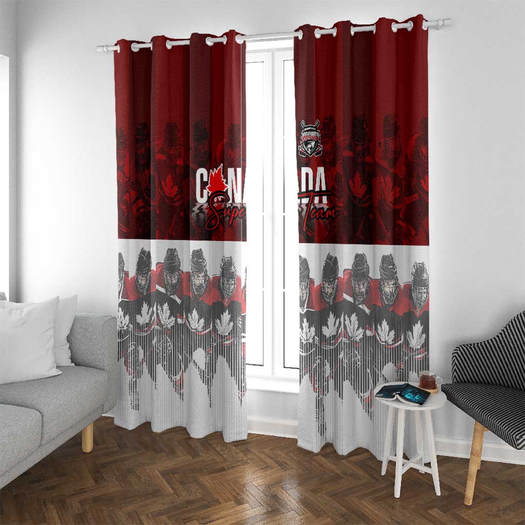 Canada Super Team Window Curtain Dynamic Ice Hockey Legacy