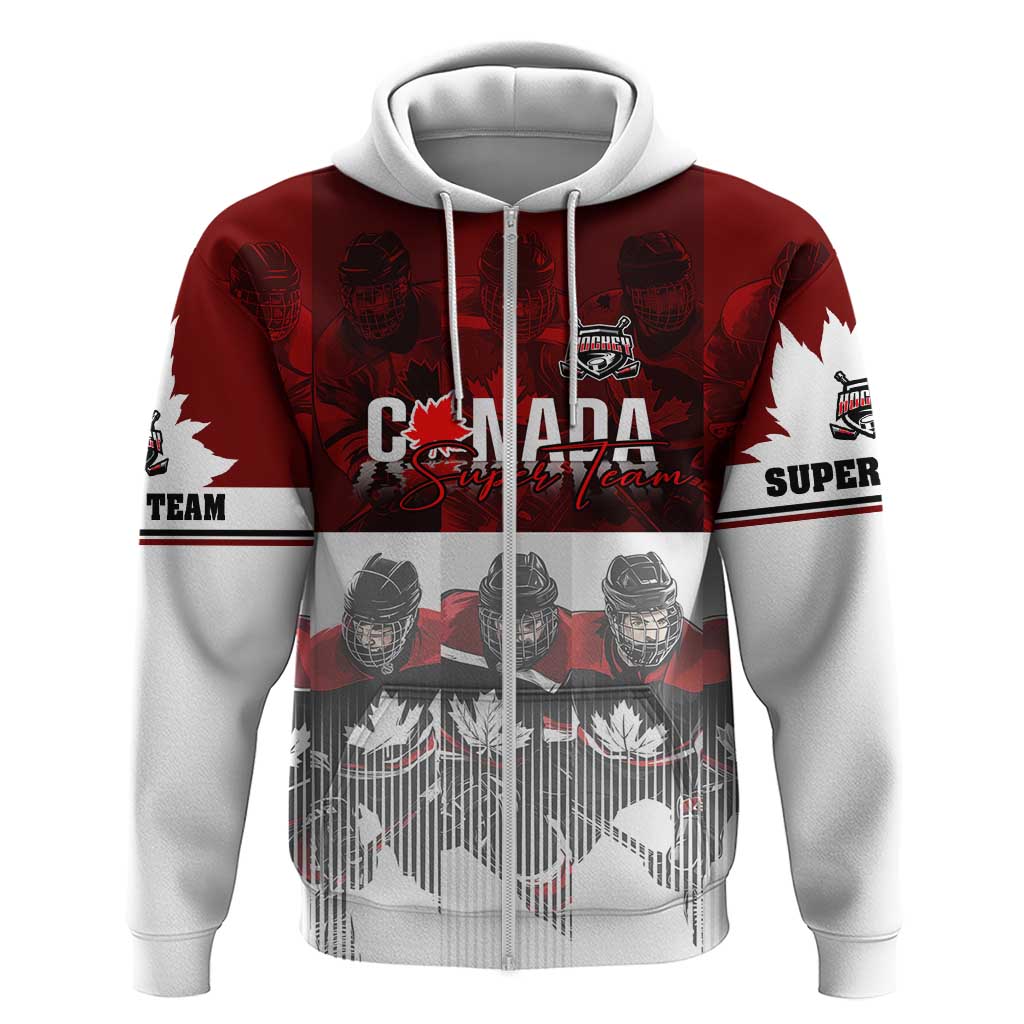 Canada Super Team Zip Hoodie Dynamic Ice Hockey Legacy