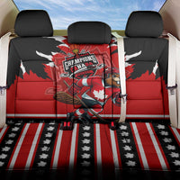 Champions Canada Hockey Back Car Seat Cover Fierce Beaver on Ice