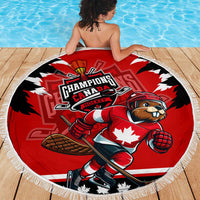 Champions Canada Hockey Beach Blanket Fierce Beaver on Ice